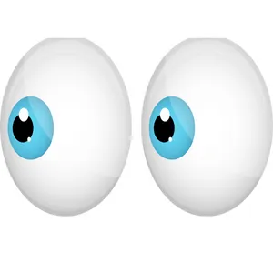 Pair of cartoon eyes