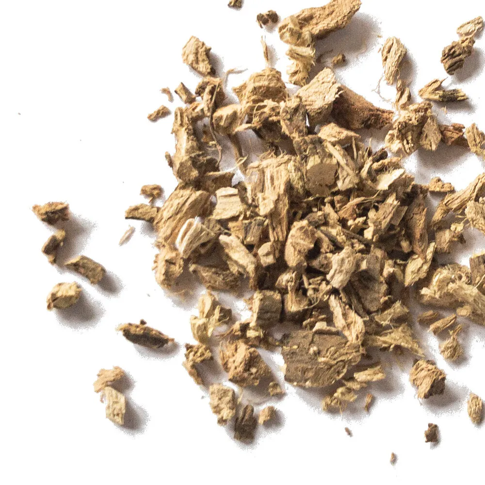Dried marshmallow root pieces