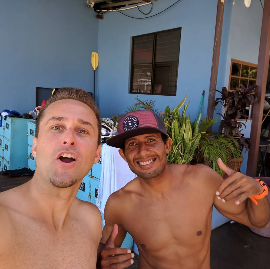 Two friends in Costa Rica