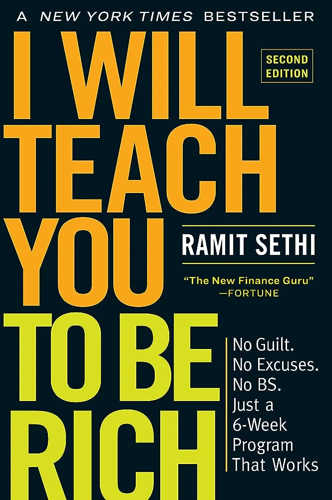 I Will Teach You To Be Rich by Ramit Sethi book cover