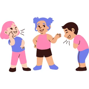 Children laughing together