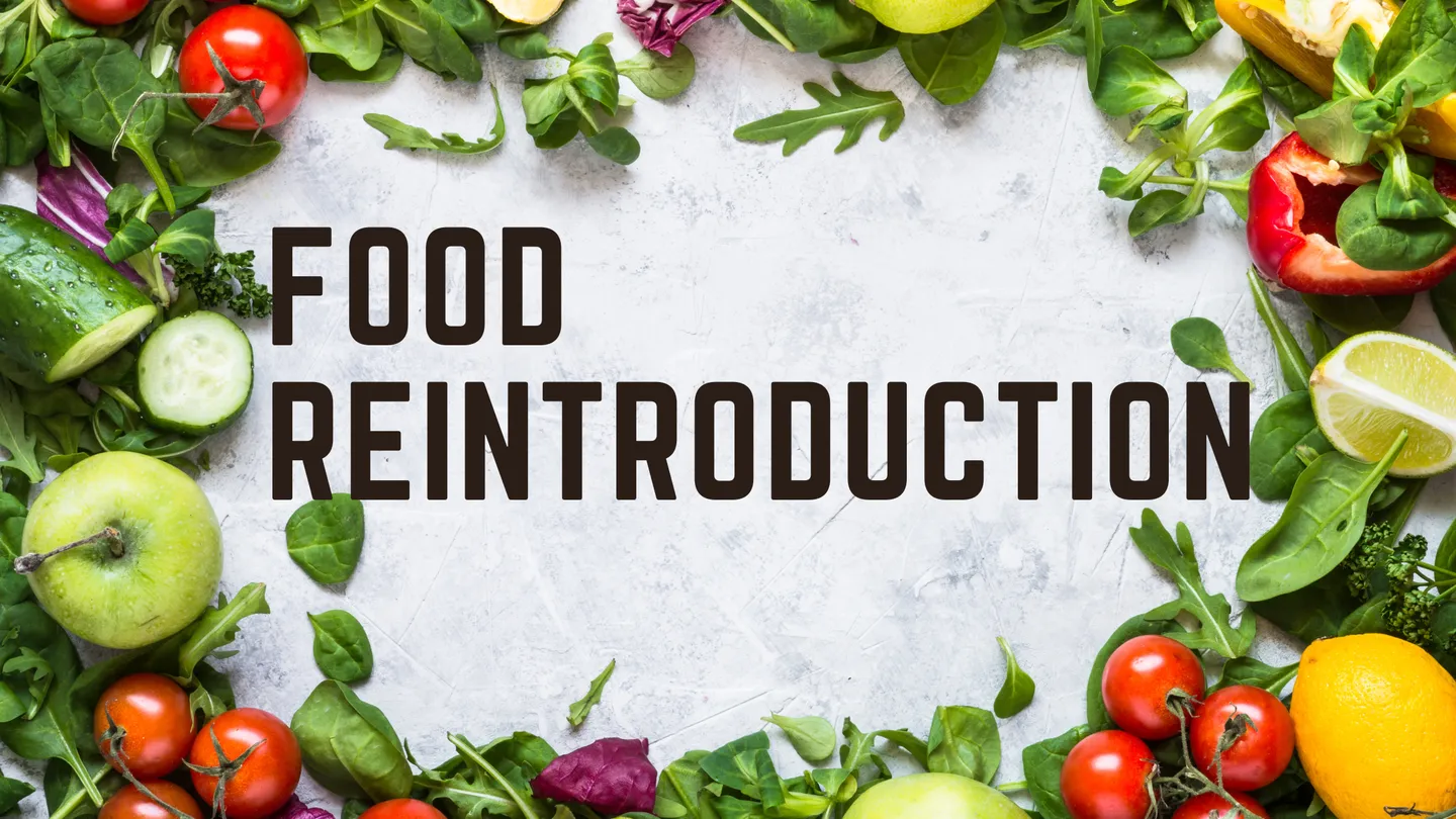 Food reintroduction: vegetables and fruit